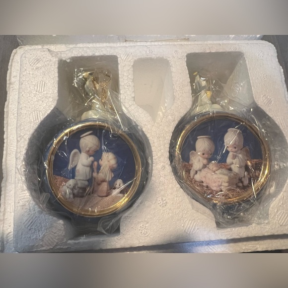 NEW w cert of authenticity Bradford Collection Precious Moment Ornament(2) - Picture 1 of 8